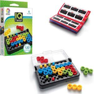 Smart Games IQ Twist Multi Level Logic Brain Game Puzzle + Travel Case COMPLETE